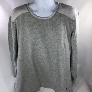 TOMMY BAHAMA SWEATSHIRT MENS 2XL GRAY PULLOVER LONG SLEEVE COTTON POLYESTER